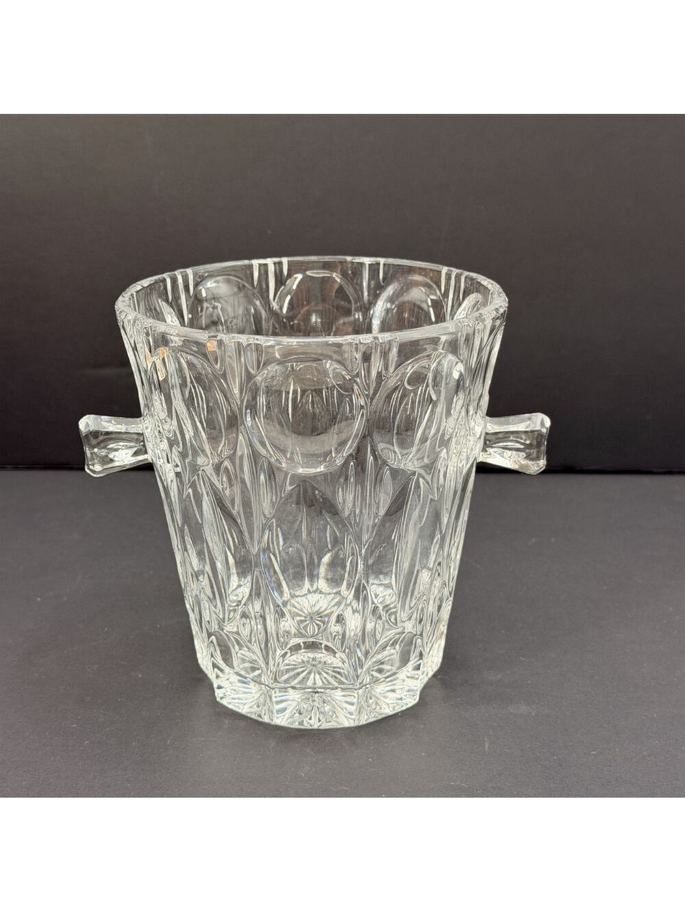 Vintage Colony Glass Celeste Small Crystal Ice Bucket Barware 5.5" Tall